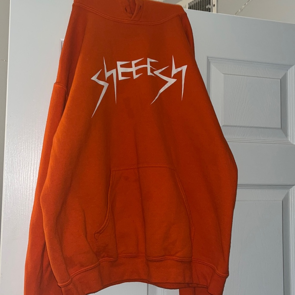 “Sheesh” orange hoodie